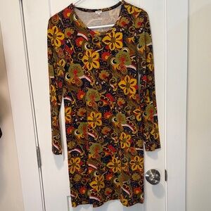 J. Crew Women's Multicolor Paisley Long Sleeve Dress size M